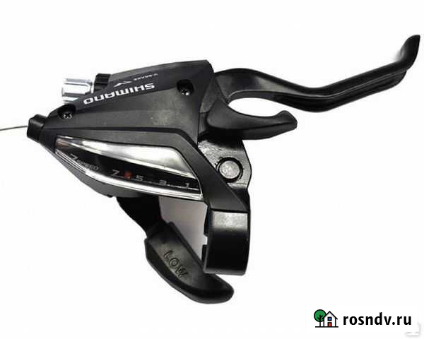 Шифтер/тормозная ручка 7 ск. shimano tourney EF500 Барнаул - изображение 1