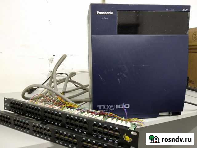 Цифровая атс Panasonic KX-TDA100 + платы 16х8х48 Великий Новгород - изображение 1