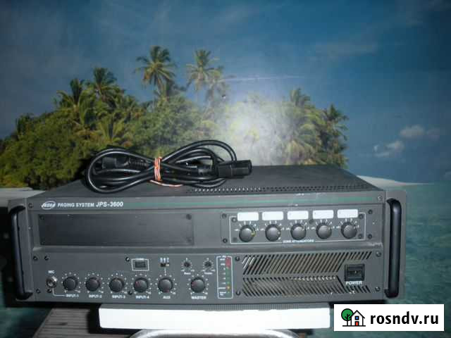 Трансляционный усилитель микшер JPS-3600 Волжский - изображение 1