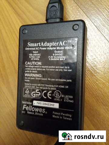 Адаптер питания сзу 9-24V, 3.5A, 60W Пермь - изображение 1