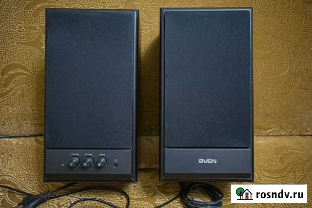 Колонки 2.0 sven SPS-702 в идеале Георгиевск - изображение 1
