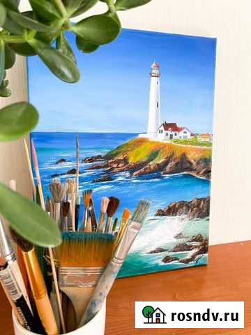 Картина маслом на холсте Красноярск - изображение 1