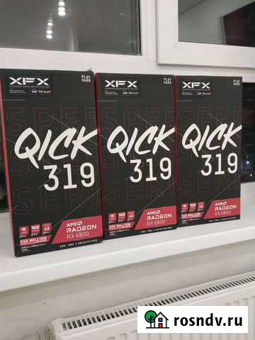 Видеокарта XFX 6800 qick core 16GBb Великий Новгород - изображение 1