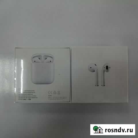 AirPods 2 Qi кейс с беспроводной зарядкой кредит Челябинск - изображение 1