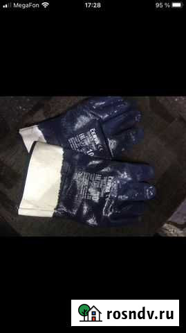 Перчатки резиновые (рабочие) Новокузнецк - изображение 1