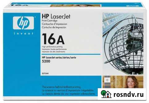 Картридж HP Q7516A 16A Петропавловск-Камчатский - изображение 1