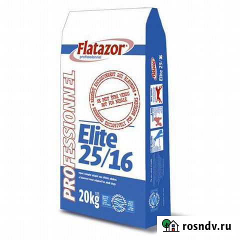 Сухой корм для собак Flatazor Elite 25/16 20кг Рязань - изображение 1