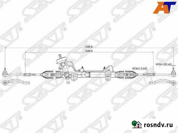 Рейка рулевая KIA RIO 2011-2017 Новокузнецк - изображение 1