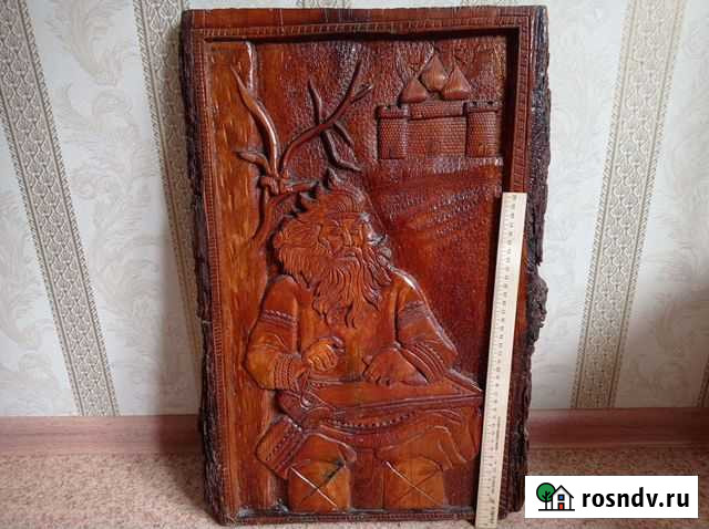 Резное панно, старая работа Соликамск - изображение 1