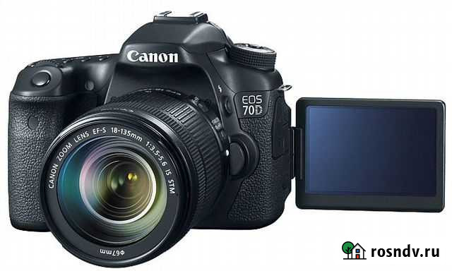 Canon EOS 70D (W) EF-S 18-135 IS STM Kit Краснодар - изображение 1