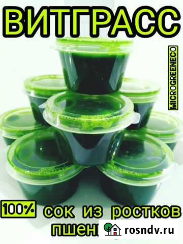 Витграсс. Сок ростков пшеницы. Хлорофилл Ростов-на-Дону - изображение 1