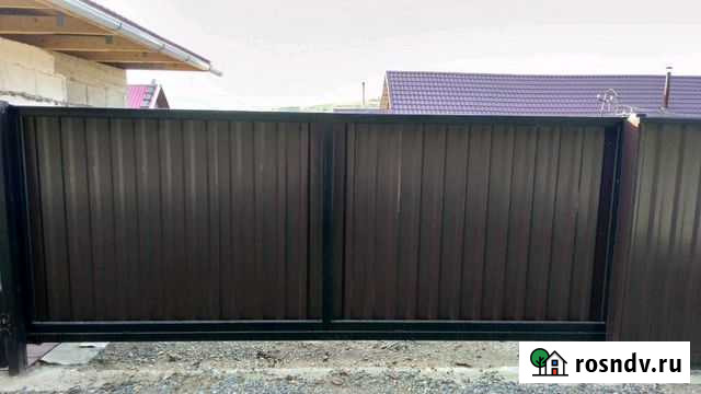 Сдвижные, откатные ворота Горно-Алтайск - изображение 1
