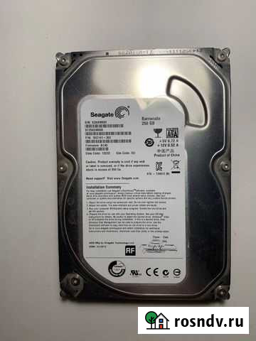 Жесткий диск Seagate Barracuda 250 гб Тюмень - изображение 1