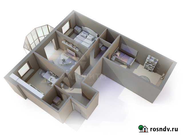 3-комнатная квартира, 68 м², 7/8 эт. на продажу во Всеволожске Всеволожск - изображение 1