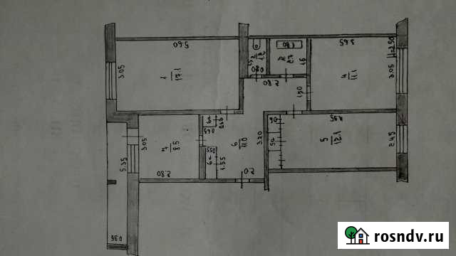 3-комнатная квартира, 66 м², 3/5 эт. на продажу в Мичуринске Мичуринск - изображение 1
