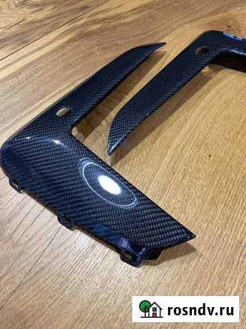 Карбоновые вставки в передний бампер BMW G30 Lci Москва - изображение 1