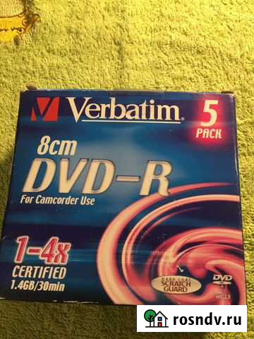 DVD-R Verbatim 30min 1,4Gb, 4x Челябинск - изображение 1