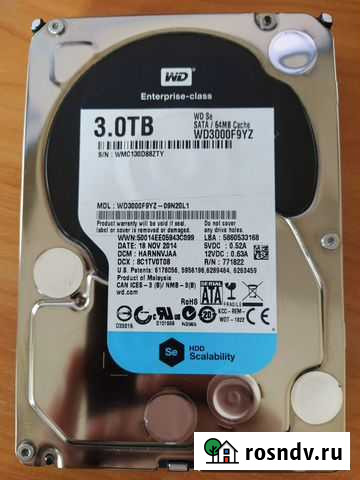 Жесткий диск WD SE 3 тб Чита - изображение 1
