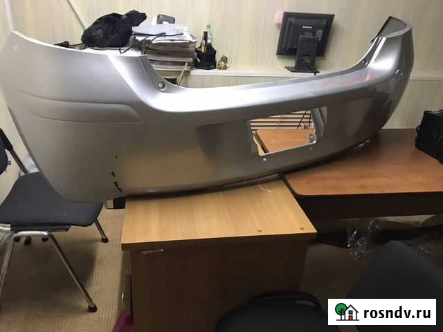 Бампер задний Toyota vitz 09-10 г Комсомольск-на-Амуре - изображение 1