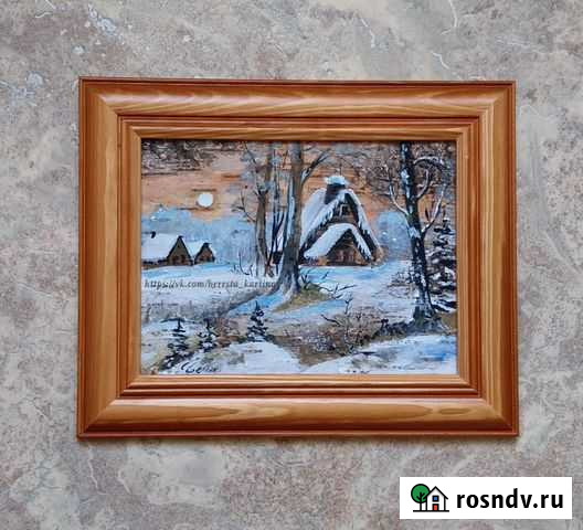 Картина на берестяной коре Сыктывкар - изображение 1