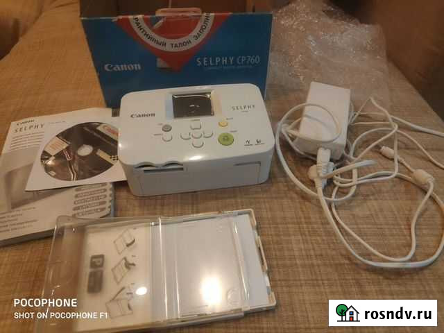 Продам фотопринтер Canon Selphy CP760 Новороссийск - изображение 1