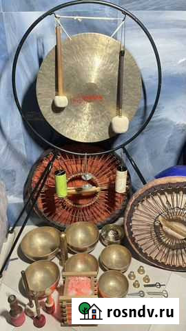 Массаж поющие чаши Шаманский бубен Медитация Йога Волгоград - изображение 1