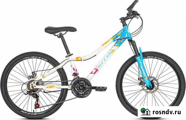 Велосипед sitis stella ST410 24 (2021) бело-голуб Майкоп - изображение 1