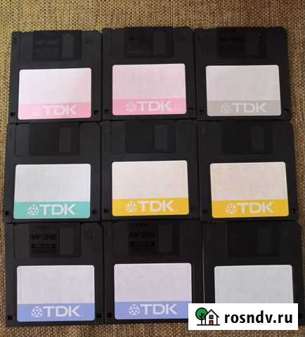 Дискеты TDK 3,5, 9 штук Озерск - изображение 1