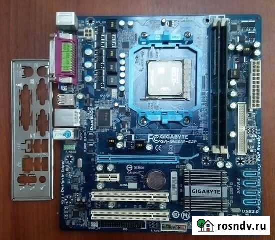GA-M68M-S2P (AM2+), Athlon II X3 440, 4Gb DDR2 Пенза - изображение 1