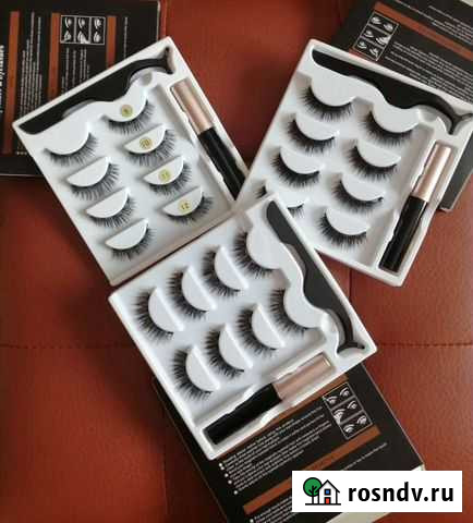 Накладные ресницы на магнитах с подводкой Магадан - изображение 1