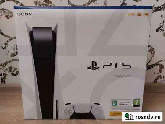 Sony PlayStation 5 BluRay+доп.геймпад,зарядка,игра Калуга