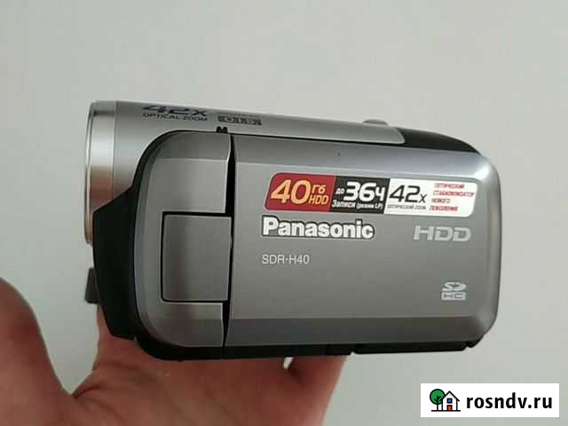 Видеокамера Panasonic SDR - H40 Стрелецкое - изображение 1