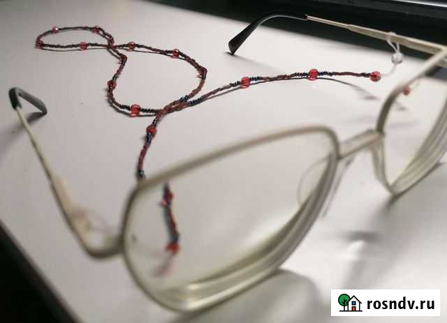 Цепочка для очков из бисера Мурино - изображение 1