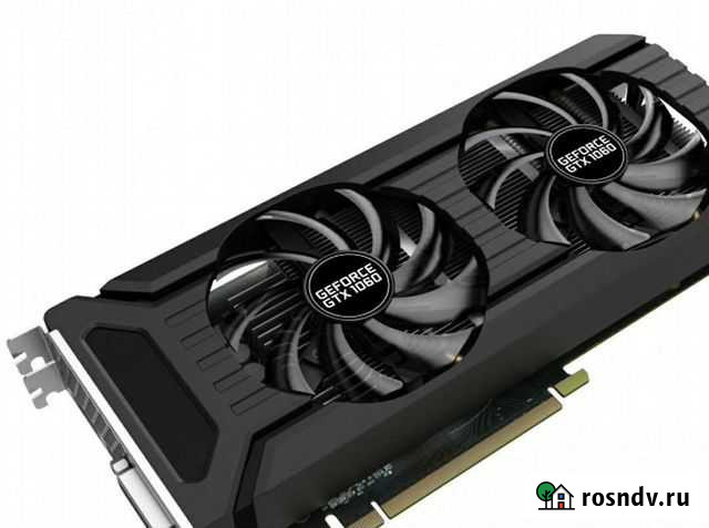 Видеокарта палит 1060-6 Гб обмен Пермь - изображение 1