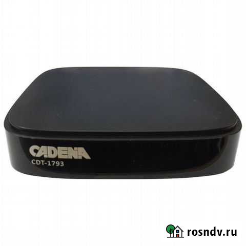 Тв приставка Cadena DVB-T2 CDT-1793 Астрахань - изображение 1