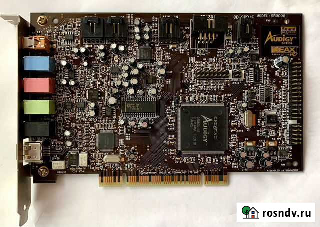 Звуковая карта Creative Sound Blaster Audigy, PCI Новочеркасск - изображение 1