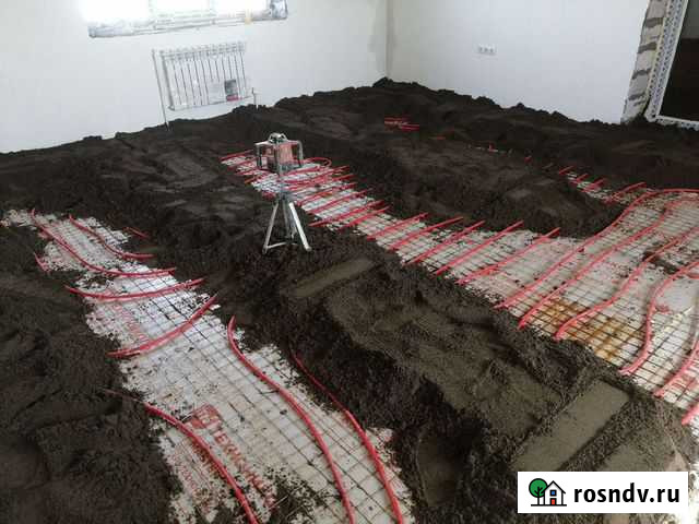 Полусухая стяжка пола (без посредников) Нижнекамск - изображение 1