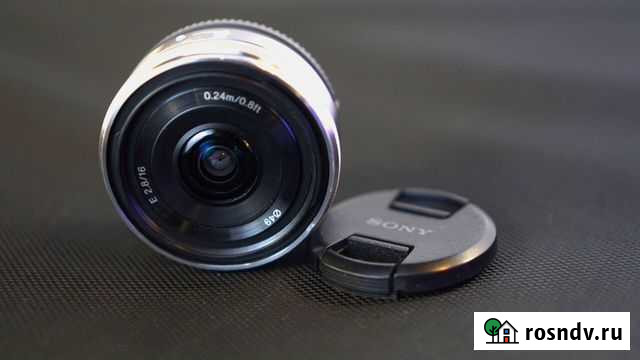 Объектив Sony E 16mm f 2.8 Хабаровск - изображение 1