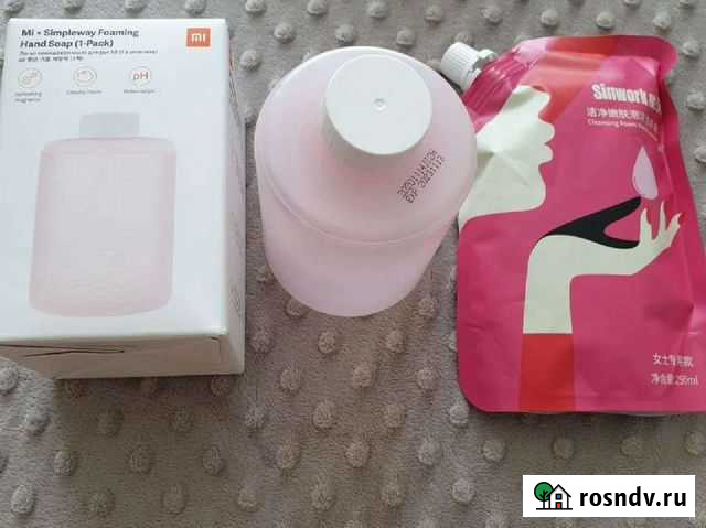 Мыло жидкое с ёмкостью для диспенсера Xiaomi Mi Липецк - изображение 1