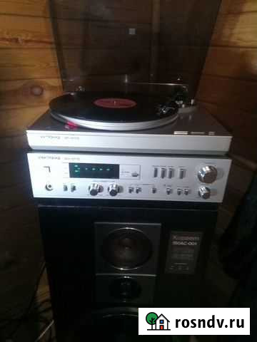 Усилитель+проигрыватель винила Хабаровск - изображение 1