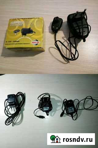 Сетевые адаптеры (блок питания) на 5В, 9В, 12В Киров - изображение 1