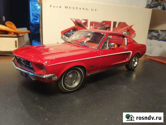 1:18 Autoart Ford Mustang GT 1968 Red Казань - изображение 1