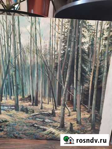 Картина маслом на холсте пейзаж Ульяновск - изображение 1