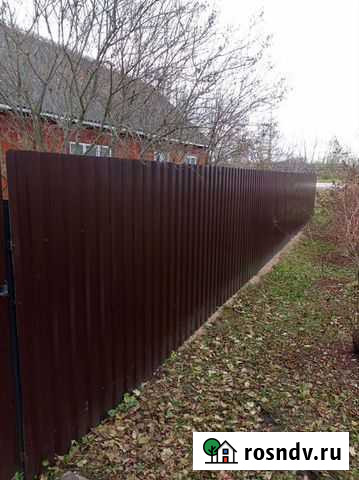 Установка заборов из профнастила, сетка Рабица Сафоново - изображение 1