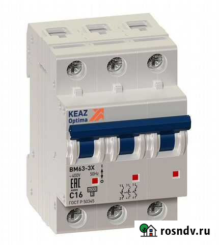 Выключатель нагрузки модульный OptiDin BM63P-340-У Новороссийск - изображение 1