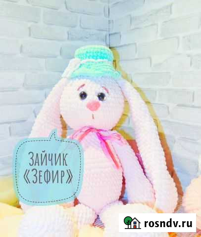 Вязаные игрушки ручной работы Курск - изображение 1