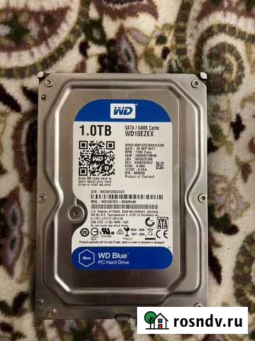 Жесткий диск WD blue 1tb Нальчик - изображение 1