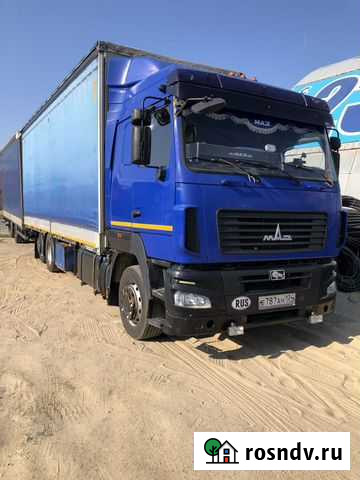 Маз 6310 Е9 сцепка 117 кубов, кубатурник, паровоз Волгоград - изображение 1