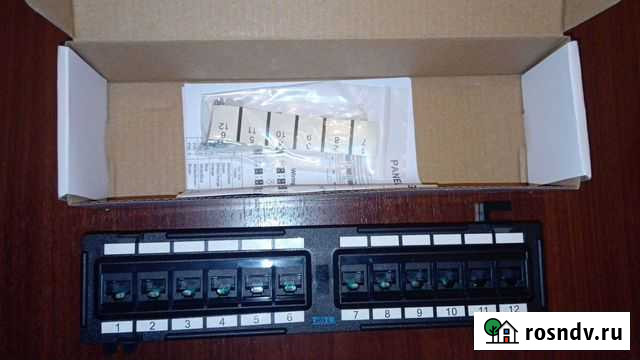 Патч панель настенная 12 портов Lanmaster Чебоксары - изображение 1