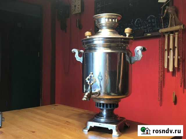 Самовар старинный угольный 1927 год ТК Курган - изображение 1